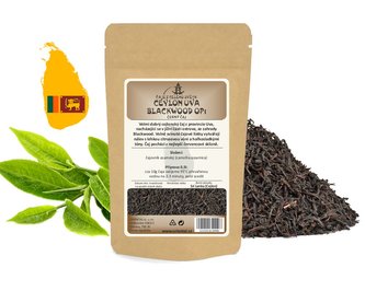 Černý čaj Ceylon Uva Blackwood OP1 100 g