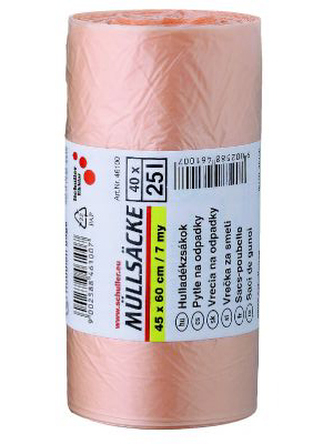 Schüller Eh'klar Sáčky na odpad SL 25 litrů, 45 x 60 cm, 40 ks v roli, 7 my