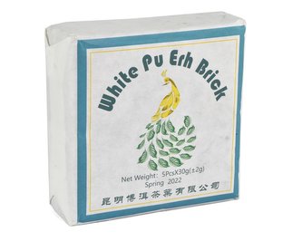 Bílý čaj Pu Erh China Yunnan Pai Mu Tan Ming Qiang brick 2022 - 5 x 30 g