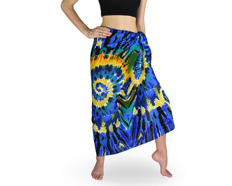 Sarong - Pareo BATIKA, modro-zelený Sarong - Pareo BATIKA, modro-zelený