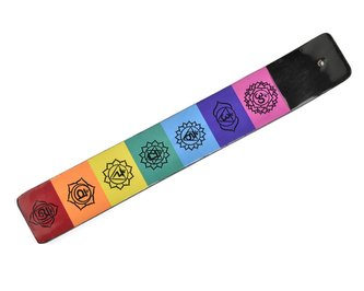 Stojan na vonné tyčinky lyže Sedm čaker 26 cm