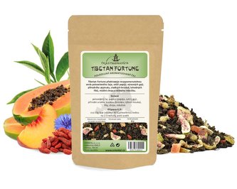 Polozelený aromatizovaný čaj Tibetan Fortune 50 g