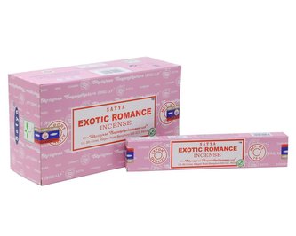 Indické vonné tyčinky Schrinivas Satya Exotic Romance 15 g