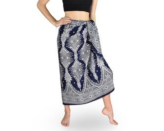 Sarong - Pareo ORNAMENTS, tmavě modrý Sarong - Pareo ORNAMENTS, tmavě modrý