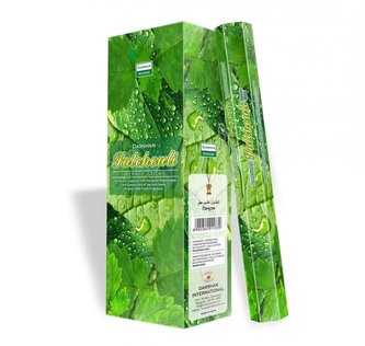 Indické vonné tyčinky Darshan Patchouli Hexa 20 ks