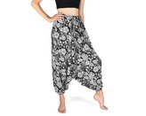 Harémové kalhoty aladin MAERA, světlé, vlčí máky