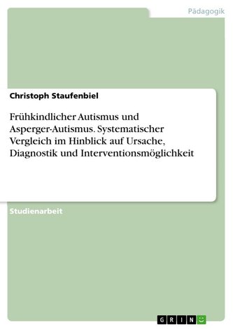 Frühkindlicher Autismus und Asperger-Autismus. Systematischer Vergleich im Hinblick auf Ursache, Diagnostik und Interventionsmög