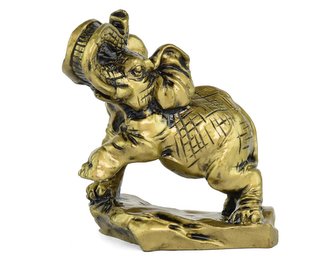 Figurka Slon pozlacený F