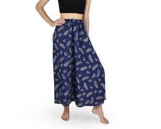 Sukně ARGO, lístky, tmavě modrá