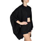 Kardigan s kapsami, černý