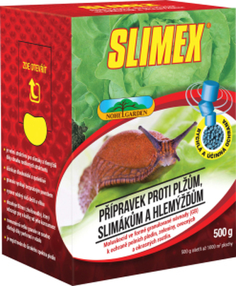 Slimex proti slimákům, k ochraně polních plodin, zeleniny, ovoce proti slimákům, 500 g