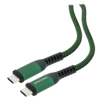 Kabel USB-C/USB-C PD 100W 50cm,opletený