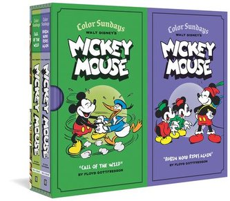 Walt Disney's Mickey Mouse Color Sundays Gift Box Set: Call of the Wild and Robin Hood Rises Again: Vols. 1 & 2
