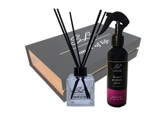 Dárková sada 1 for HER inspirovaná La Vie Est Belle - Vonný difuzér 100 ml + Parfém do bytu/auta 200 ml
