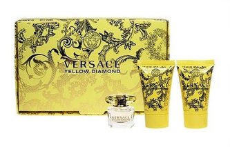 Versace Yellow Diamond - EDT 5 ml + sprchový gel 25 ml + tělové mléko 25 ml woman