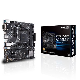 ASUS MB Sc AM4 PRIME A520M-E/CSM, AMD A520, 2xDDR4, 1xHDMI, 1xDVI, 1xVGA, mATX ASUS MB Sc AM4 PRIME A520M-E/CSM, AMD A520, 2xDDR4, 1xHDMI, 1xDVI, 1xVGA, mATX