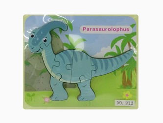 Vkládačka dřevěná dino