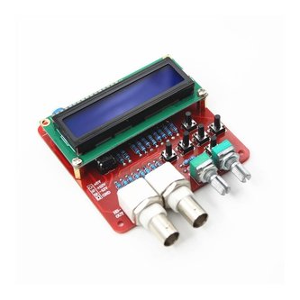 Stavebnice generátoru funkcí do 8MHz, pilový signál, trojuhelníkový signál, obdélníkový signál, sinusový signál, reverzní pilový signál, šum, "srdeční tep".