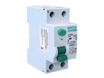Proudový chránič VCX GACIA PR8NM typ A /25A/30mA/2P/6kA