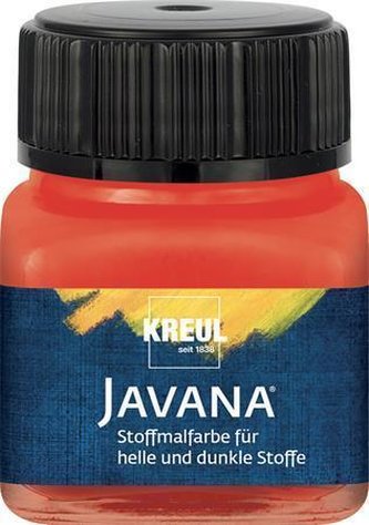 Sada barev na světlý a tmavý textil 6 x 20 ml - "Základní", JAVANA, KREUL