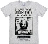 Pánské tričko Harry Potter: Sirius Black - Have you seen this wizard? (S) šedá bavlna