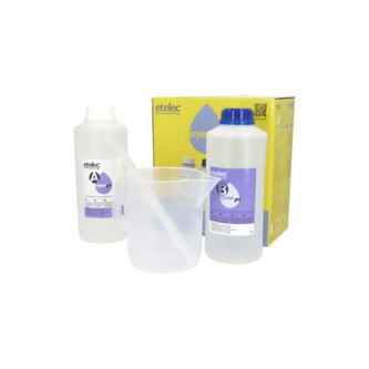 Gel dvousložkový CRYSTALGEL (2 litry - 2x láhev po 1l), čirý, zalévací, bez expirace