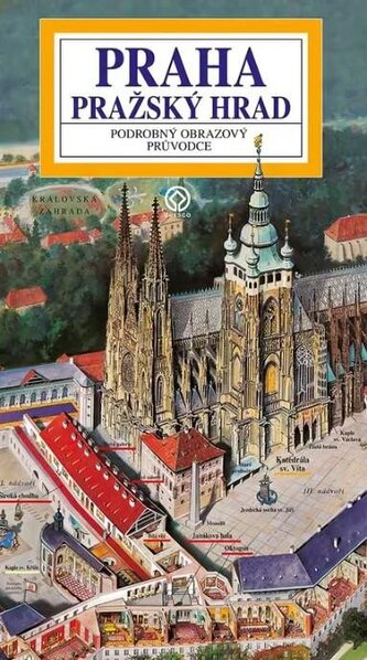 Pražský hrad - mapa panoramatická/česky