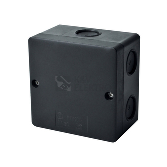 Krabice na povrch KOPOS KSK 80_FA 81x81x34mm krytí IP66 černá