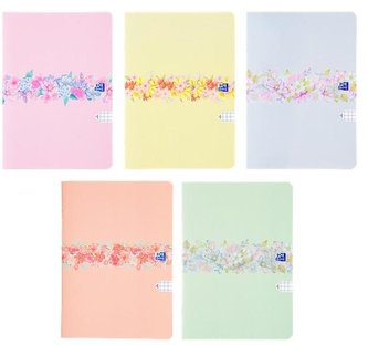 Zeszyt A5/32K kratka Floral (10szt) OXFORD