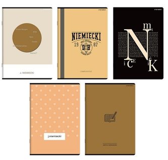 Zeszyt A5/60K kratka Niemiecki (10szt) TOP2000