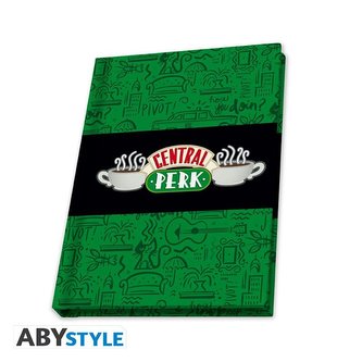Zestaw FRIENDS Szklanka + PIN + Notes "Central Perk"