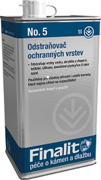 Finalit Nr. 5 - Odstraňovač ochranných vrstev neutrální 1 l Finalit Nr. 5 - Odstraňovač ochranných vrstev neutrální 1 l