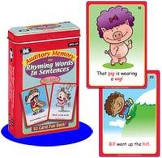 AUDITORY MEMORY RHYMING WORDS FUN DECK