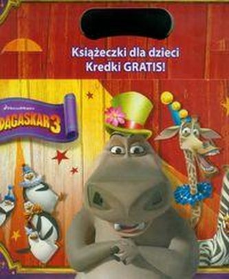 Madagaskar 3. Zestaw książeczek do kolorowania z kredkami.