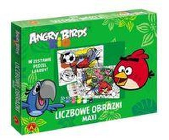 liczbowe obrazki maxi Angry Birds Rio