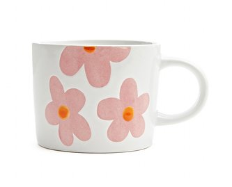 Hrnek | GRADAS | ve velkých růžových květech | 0,3 l | 887418 Homla