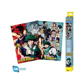 Set 2 plakátů My Hero Academia - Artworks (52x38 cm)