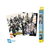 Set 2 plakátů My Hero Academia - Heroes & Villains (52x38 cm)