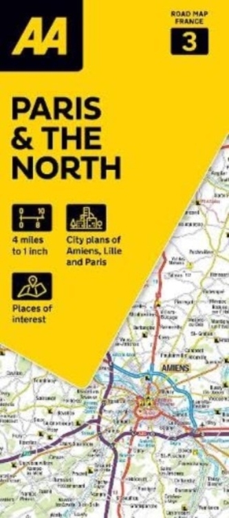 AA Road Map Paris & The North AA Road Map Paris & The North