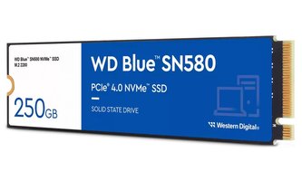 WD SSD Blue SN580 250GB / WDS250G3B0E / NVMe M.2 PCIe Gen4 / Interní / M.2 2280
