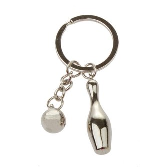 Kovová klíčenka - bowling, 48/1152