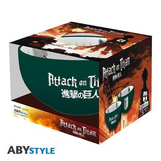 Attack on Titan Miska 600 ml - Emblém