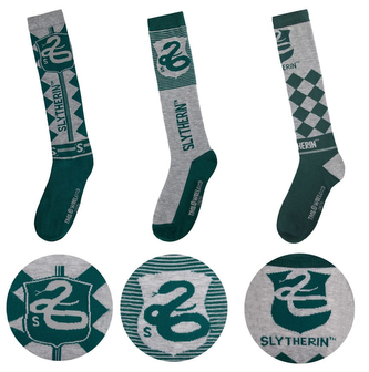 Dámské ponožky Harry Potter: Zmijozel 3 páry (UK 4-12|EUR 35-45)