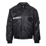 Bunda SECURITY s vložkou a odepín. rukávy ČERNÁ vel.XL