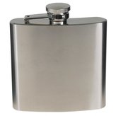 Placatka 170ml (6 OZ) chrom mat STŘÍBRNÁ