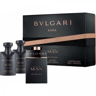 Bvlgari Man In Black - EDP 60 ml + sprchový gel 40 ml + balzám po holení 40 ml man