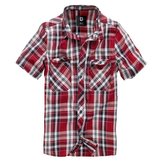 Košile ROADSTAR krátký rukáv ČERVENÁ vel.4XL