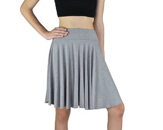 Letní sukně MIN, světle šedá Letní sukně MIN, světle šedá