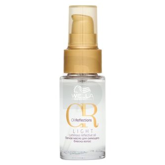 Vlasová kosmetika  v naší nabídce nese jména těch nejslavnějších kadeřnických značek. Oleje na vlasy značky Wella Professionals z kolekce Oil Reflections byly vytvořeny pro jemné vlasy speciálně pro ženy. Tento kadeřnický zázrak má objem 30 ml.