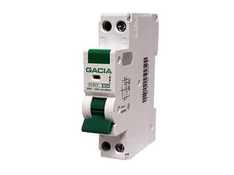 Proudový chránič VCX GACIA PL8HT typ A /B16A/30mA/1P+N/6kA (s nadproudovou ochranou RCBO)